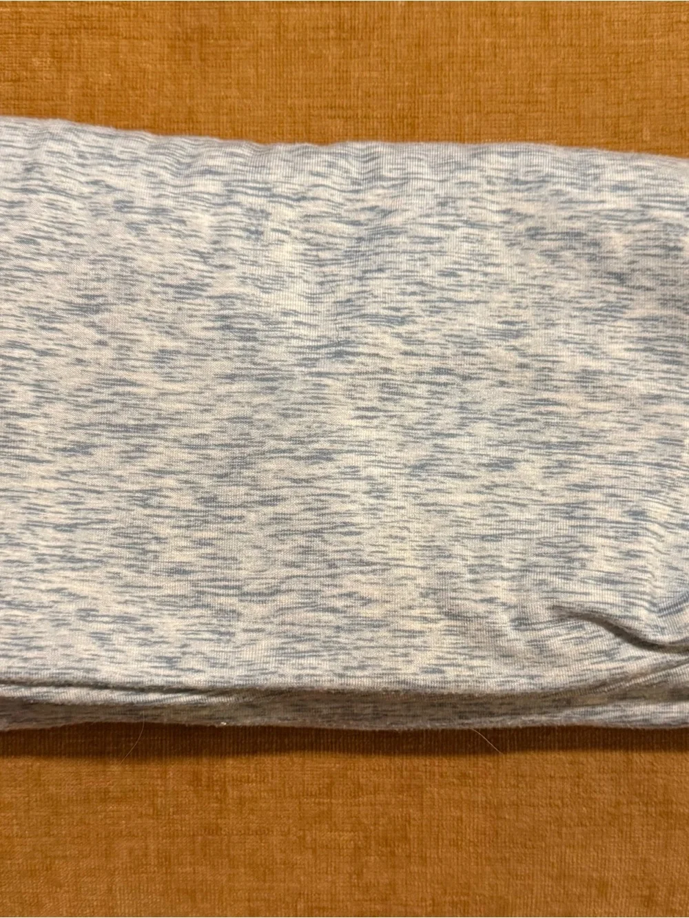 Light Blue Heather Throw Blanket - Unbranded Cozy Knit